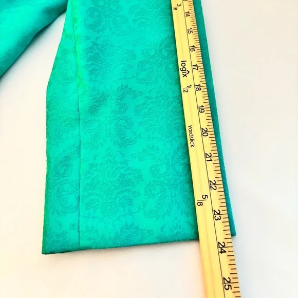 SAG HARBOR AQUA GREEN 5 BUTTON LINED LONG SLEEVES TWO FRONT POCKETS PLUS 24 W - Picture 12 of 13